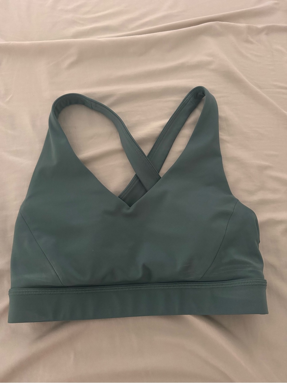 lululemon athletica Teal Crossback Sports Bralette